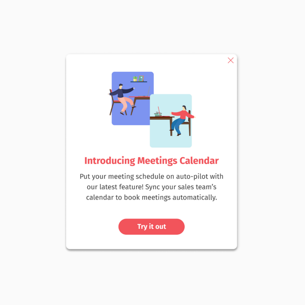 Helppier In-app Messaging Templates - Feature Announcements templates