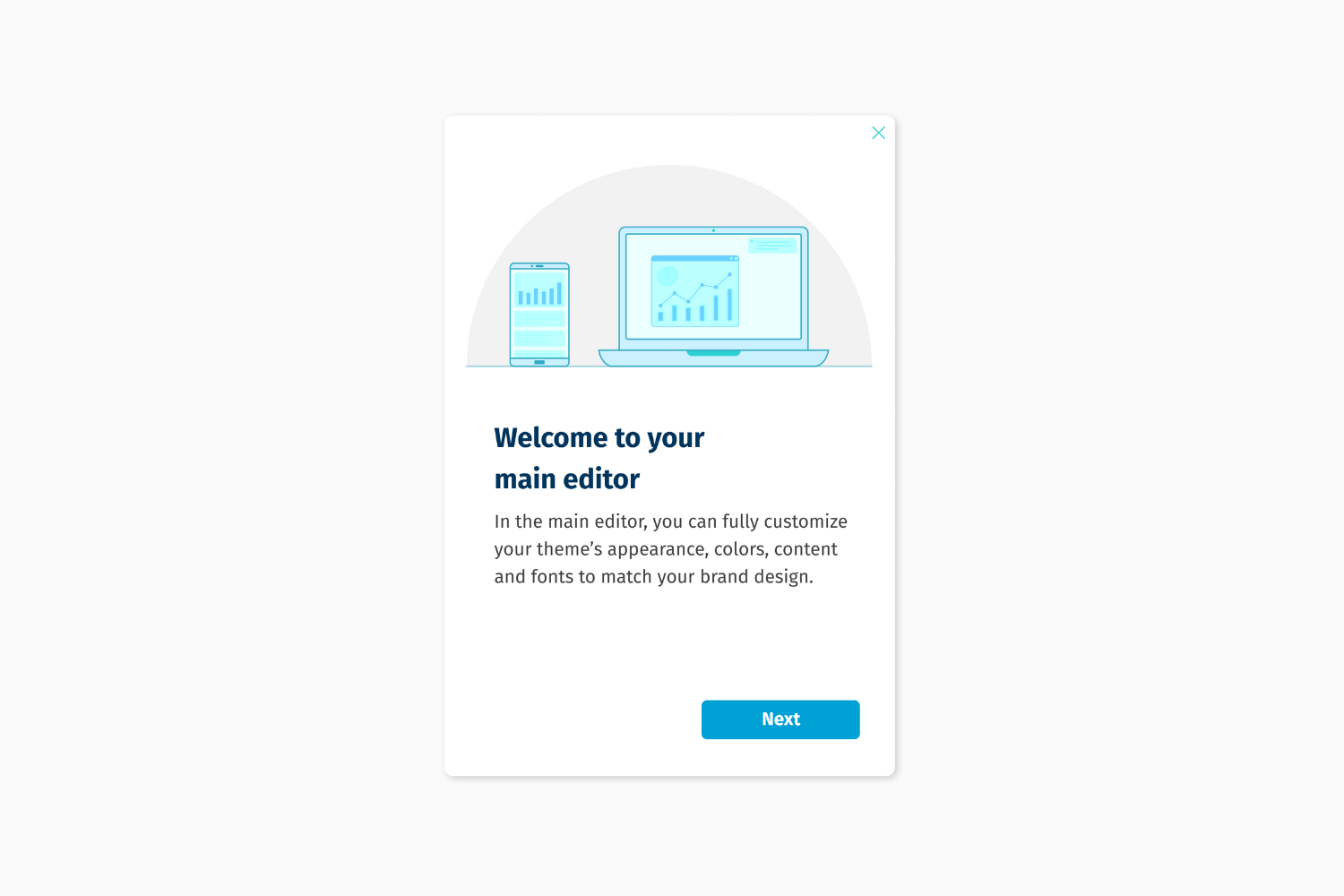 Helppier Welcome Tour Template - Welcome To Your Main Editor