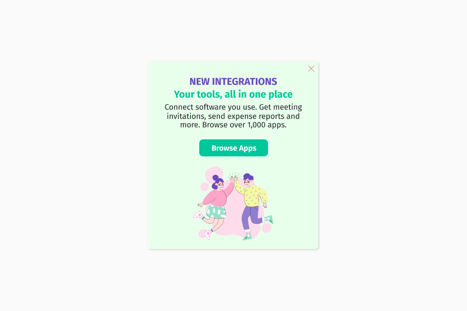 Helppier In-app Messaging Templates - Feature Announcements